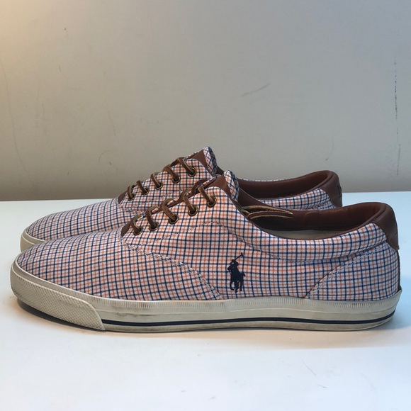 Polo by RL Orange, Blue & White Vaughn Boat Shoes - Picture 5 of 8